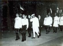 President Dr. Rajendra Prasad with Prime Minister of the People's Republic of China, Zhou Enlai at Rashtrapati Bhavan
